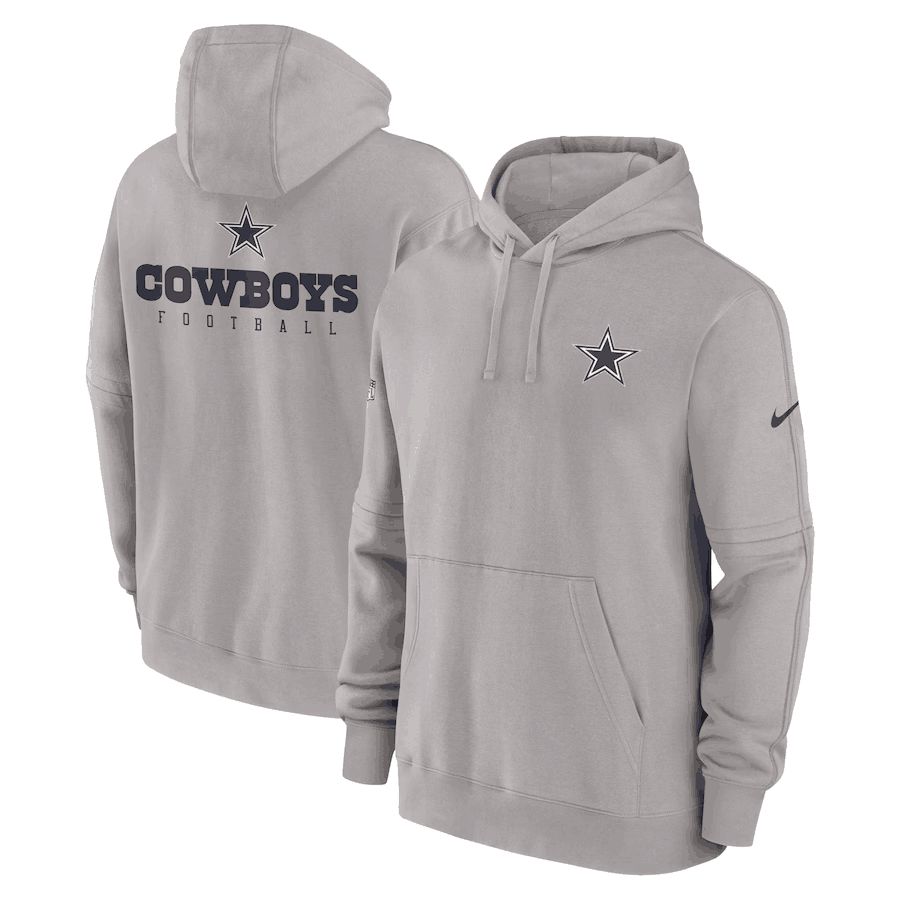 Men 2023 NFL Dallas Cowboys grey Sweatshirt style 1